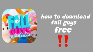 How to get Fall Guys on mobile iPhone outside of Eu [upl. by Nnylyrehc]