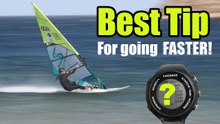 Best Tip for going Faster  Windsurfing [upl. by Rekab]