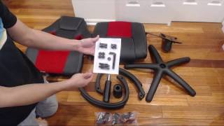 How to Assemble the Homall Executive Swivel Office Chair Model TOCRC0011 [upl. by Anastasio]