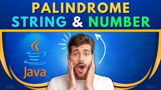 JAVA Tutorial  How to Write Palindrome Program in Java [upl. by Ecinom]