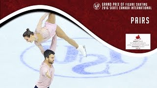 Pairs Highlights  Skate Canada International 2016 [upl. by Enyallij]