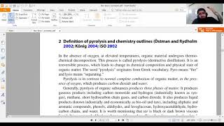 Pyrolysis of Biomass [upl. by Ainslee264]