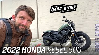 2022 Honda Rebel 500 Review  Daily Rider [upl. by Tav]