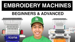 Embroidery Machines for Beginners and Experts [upl. by Einttirb493]