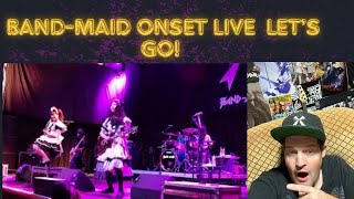 The Fam Crew Reacts To BANDMAID  onset  Oct 22 2022 BANDMAID at House of Blues Houston TX [upl. by Island]