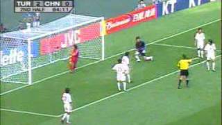 Fußball  WM 2002 türkiyechina ümit davalampg [upl. by Eannej183]