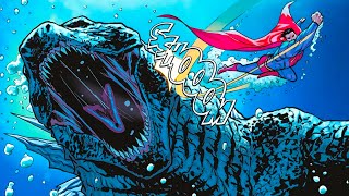 Superman Fights Godzilla Round 2 [upl. by Cottrell]