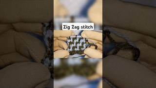 knit Zigzag stitch Full tutorial on my channel Link in description 🧶 knit knitTutorialknitting [upl. by Annaesor]