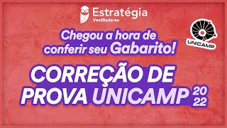 Gabarito UNICAMP 2022  1ª Fase  Correção de prova AO VIVO [upl. by Neila]