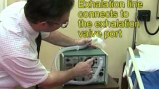 RESPIRATORY CARE PLV 100setupmpg [upl. by Yelnoc]