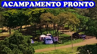 ACAMPANDO no camping Municipal de Ipaussú [upl. by Aissilem]