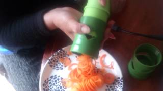 Best Vegetable Spiral Julienne Slicer Spiralizer on eBay Australia [upl. by Fairfield]