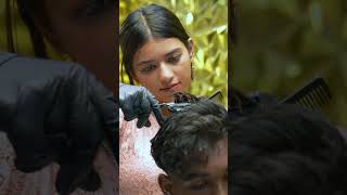 MULLET HAIRCUT BOYS BY FEMALE BARBER  RAINBOW BEAUTY AND TATTOOrainbowasmr menshaircut hairstyle [upl. by Rico]