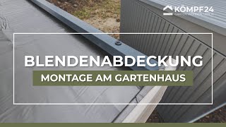 Blendenabdeckungen  Montage am Gartenhaus [upl. by Airat668]