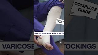 How to wear COMPRESSION SOCKS Fast amp Easy shorts varicoseveins [upl. by Carolee]