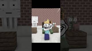 Minecraft bottle flip battle Monster School edit minecraft [upl. by Dercy]