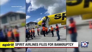 Spirit Airlines files for bankruptcy [upl. by Mariken]