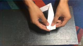 como hacer un boomerang de papel muy fácilHow to make a paper boomerang very easy [upl. by Sadnac104]