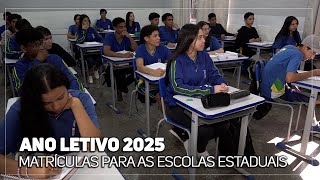 Matrículas para as Escolas Estaduais já podem ser feitas pelos pais e responsáveis [upl. by Sirrah]