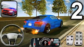 Driving School Sim Audi R8  Android Gameplay [upl. by Suiradel]