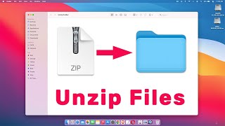 How to Unzip Files on a Mac and Extract Content [upl. by Andryc]