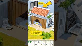 You cant build Pet House like this  sims4shorts sims4 [upl. by Yennor]