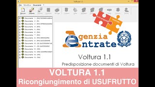 VOLTURA 11  Ricongiungimento di USUFRUTTO [upl. by Hofmann697]