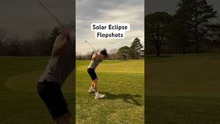 lil Solar Eclipse Flopshot golfshort golf golfswing solareclipse [upl. by Mackay]