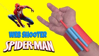 Como hacer un LANZA TELARAÑAS de SPIDERMAN de papel WEB SHOOTER [upl. by Ettenaj]