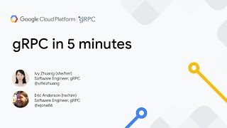 gRPC in 5 minutes  Eric Anderson amp Ivy Zhuang Google [upl. by Guy]