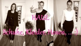 HAUL Klamotten Schuhe Kleider Hosen [upl. by Meir108]