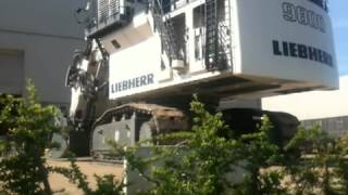 LIEBHERR TEST R 9800 tracked excavator [upl. by Monica915]