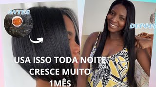 🆘️ USA ISSO TODA NOITE SEU CABELO IRÁ CRESCER LOUCAMENTE EM 1 MÊS AGORA SEU CABELO CRESCE GARANTO [upl. by Airotnahs]