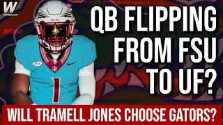 QB FLIPPING FROM FSU TO UF  Tramell Jones RPM to leave FSU Football  Florida Gators Recruiting [upl. by Assed893]