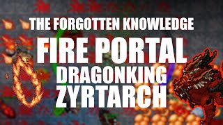 Tibia  The Forgotten Knowledge  Fire Portal Dragonking Zyrtarch [upl. by Clio]