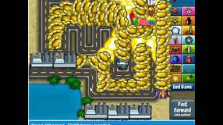 Bloons Tower Defense 4  Track 1 Easy Waves 100 amp 101 [upl. by Allen981]