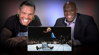 Jeff Hardy amp DVon Dudley rewatch their classic TLC Match WWE Playback [upl. by Mclain]