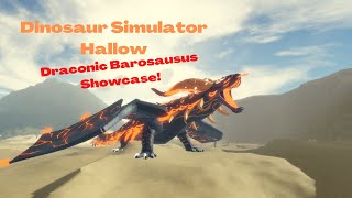 Dinosaur Simulator Hallow 🔥 Draconic Barosaurus Showcase 🔥 [upl. by Derag474]