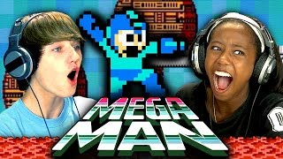 Mega Man NES Teens React Retro Gaming [upl. by Dieball]