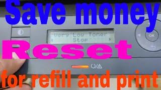 How to Reset toner cartridge very low Stop print copy HP Laser MFP 135 137 138 133 Save money by [upl. by Brunella]