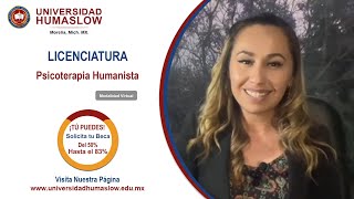 Licenciatura en Psicoterapia Humanista  Virtual [upl. by Schaffer]