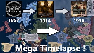 Almost 100 Year Hoi4 Mega Timelapse [upl. by Irotal]