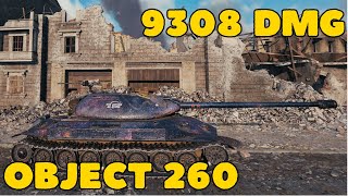 Object 260  9308 damage💪Wole WCIS [upl. by Yrro]