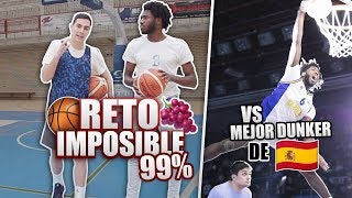 EL MEJOR DUNKER DE ESPAÑA vs TRESCO  RETO DE BALONCESTO 99 IMPOSIBLE [upl. by Vaenfila945]