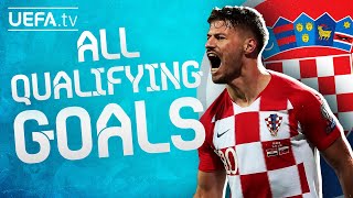 All CROATIA GOALS on their way to EURO 2020 [upl. by Nattirb580]