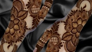 Easy New Latest Mehndi Design For Back Hand ll Easy Arabic Mehndi Designs For Begginer ll New Henna [upl. by Chafee]