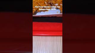 Food Review Texas Chickens Limited Time Habanero Honey draftpost honestreview friedchicken [upl. by Inahet67]