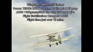 Low and Slow RC foam board biplane  SE5 scratchbuild [upl. by Weinhardt593]