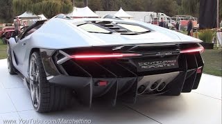 23m Lamborghini Centenario Roadster Sound  Start Ups amp Loading Into Truck [upl. by Sigmund474]