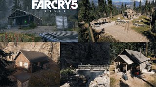 Far Cry 5 All Prepper Stash Locations Region Whitetail Mountain Jacob Seed 1080p [upl. by Naomi]